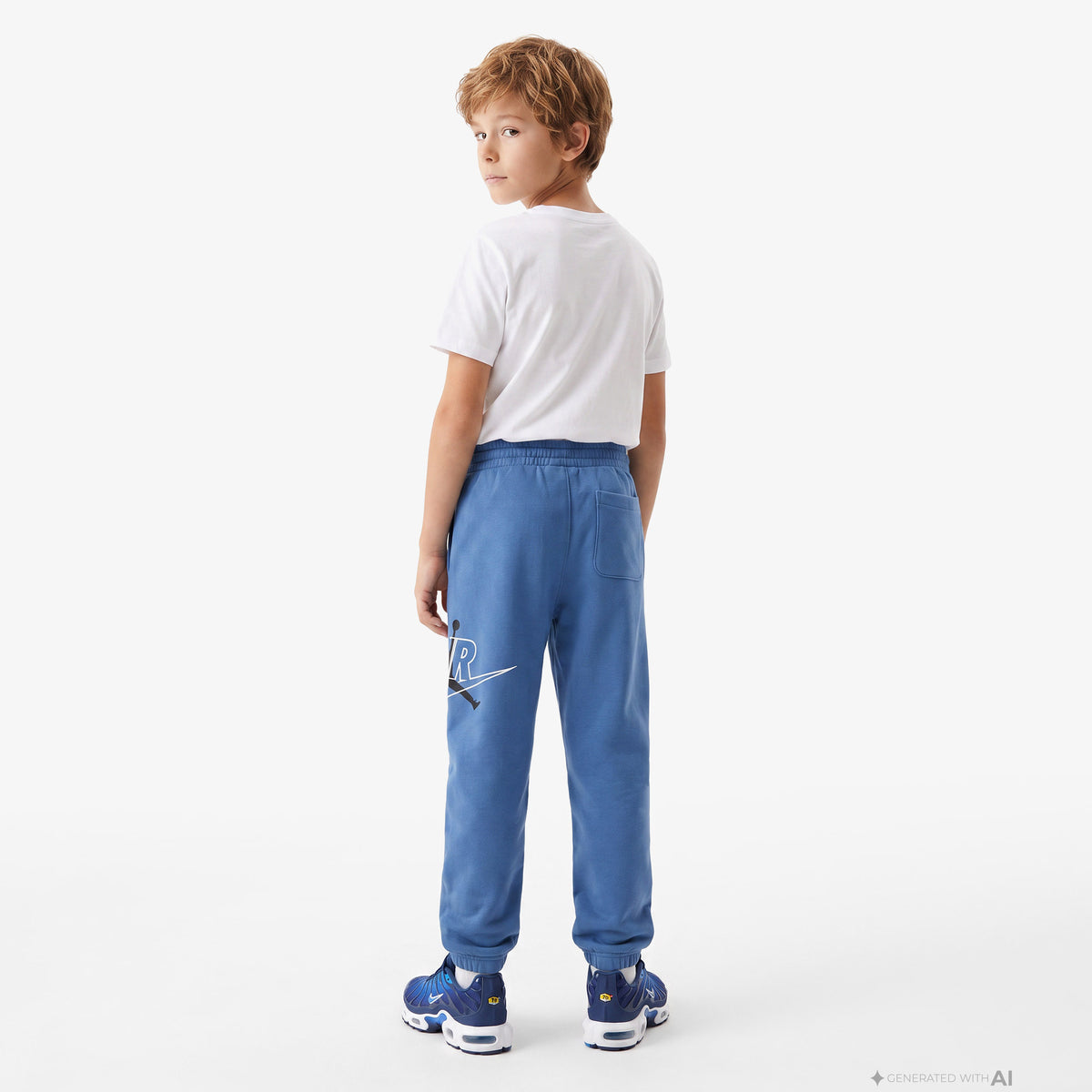 Jordan Mj Jumpman Air Fleece Jogger Çocuk Mavi Eşofman Altı