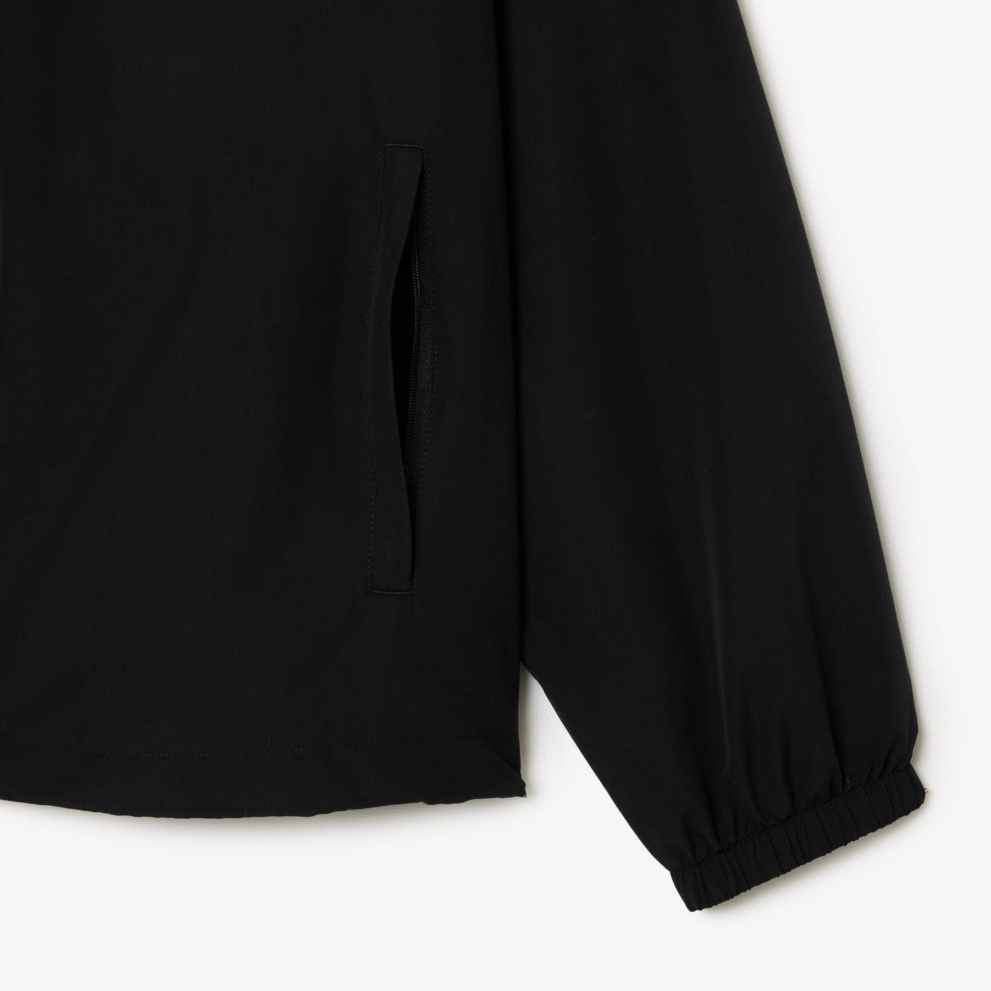 Lacoste Classic Erkek Kapüşonlu Siyah Mont