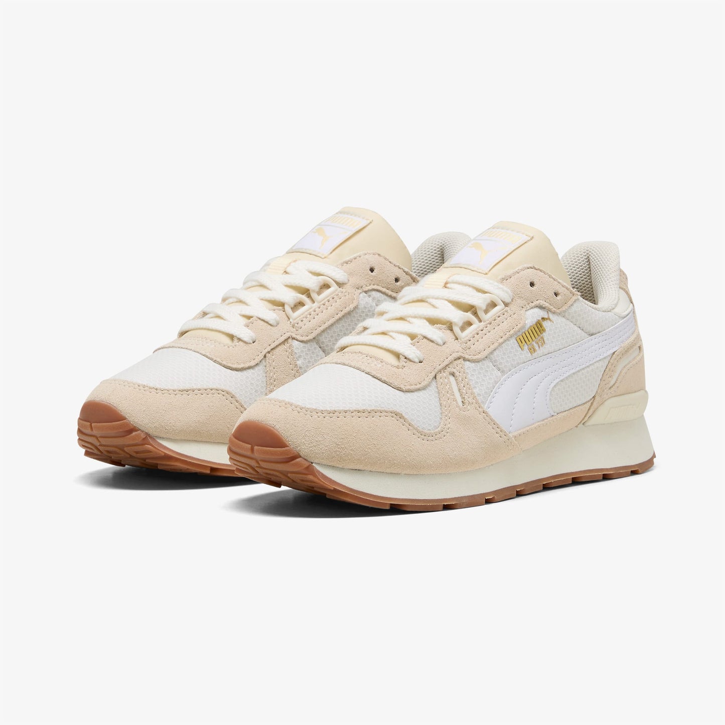 Puma Rx 737 Mesh Kadın Bej Spor Ayakkabı