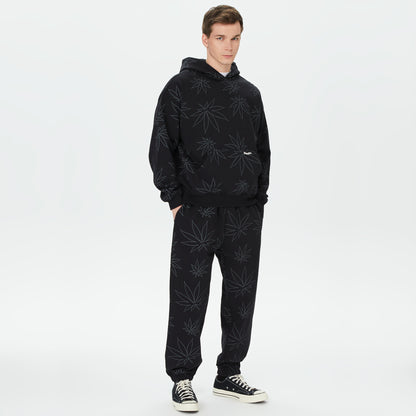 Huf Plantlife Erkek Siyah Hoodie