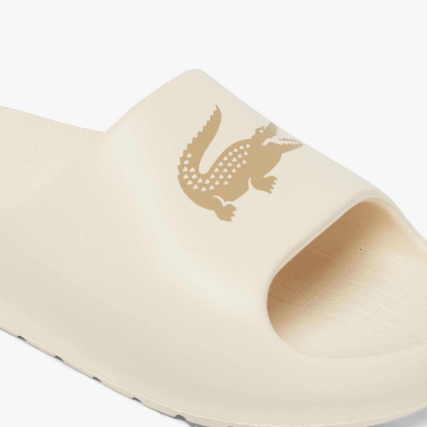 Lacoste Croco 2.0 Kadın Krem Terlik