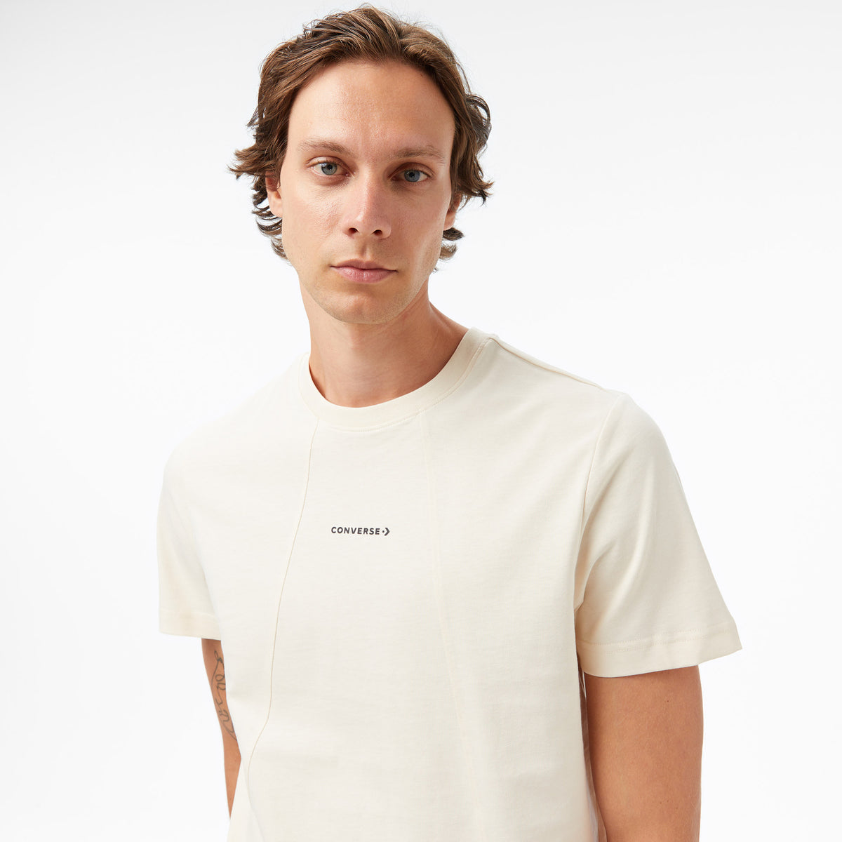 Converse Erkek Krem T-shirt