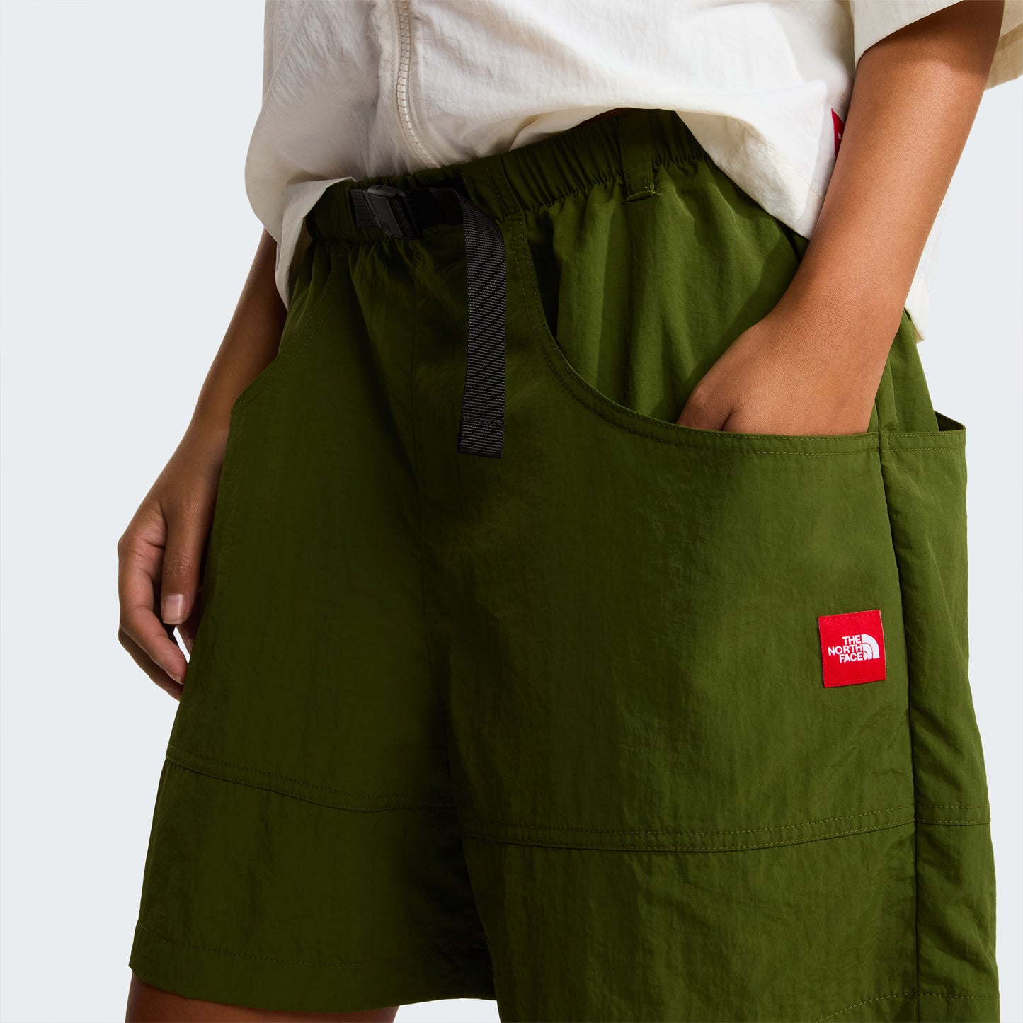 The North Face Red Box Taslan Graphic Erkek Yeşil Şort