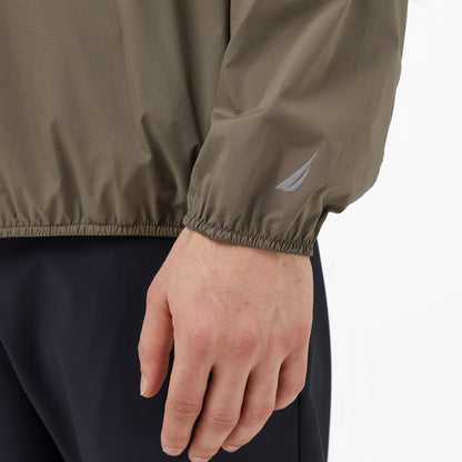 Nautica Erkek Kahverengi Regular Fit Kapüşonlu Su Itici Mont