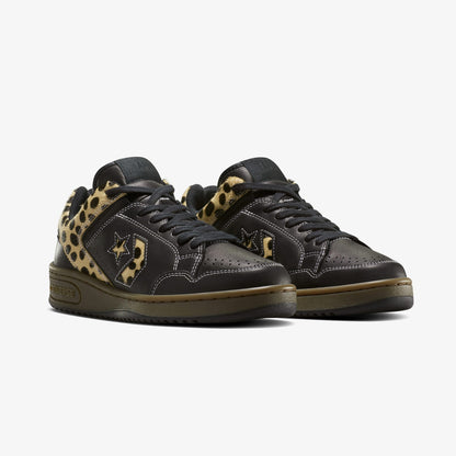 Converse Weapon Pony Hair Unisex Siyah Deri Sneaker