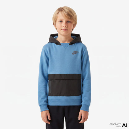 Nike Nkb B Nsw Future Utility Po Ho Çocuk Mavi Sweatshirt
