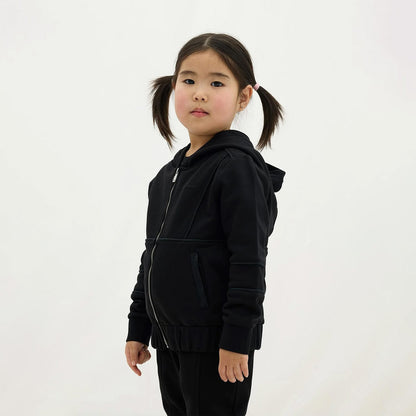 Les Benjamins Zip 401 Çocuk Siyah Hoodie