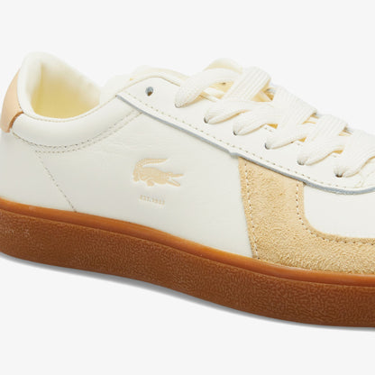 Lacoste Baseshot Pro Leather Kadın Bej Sneaker