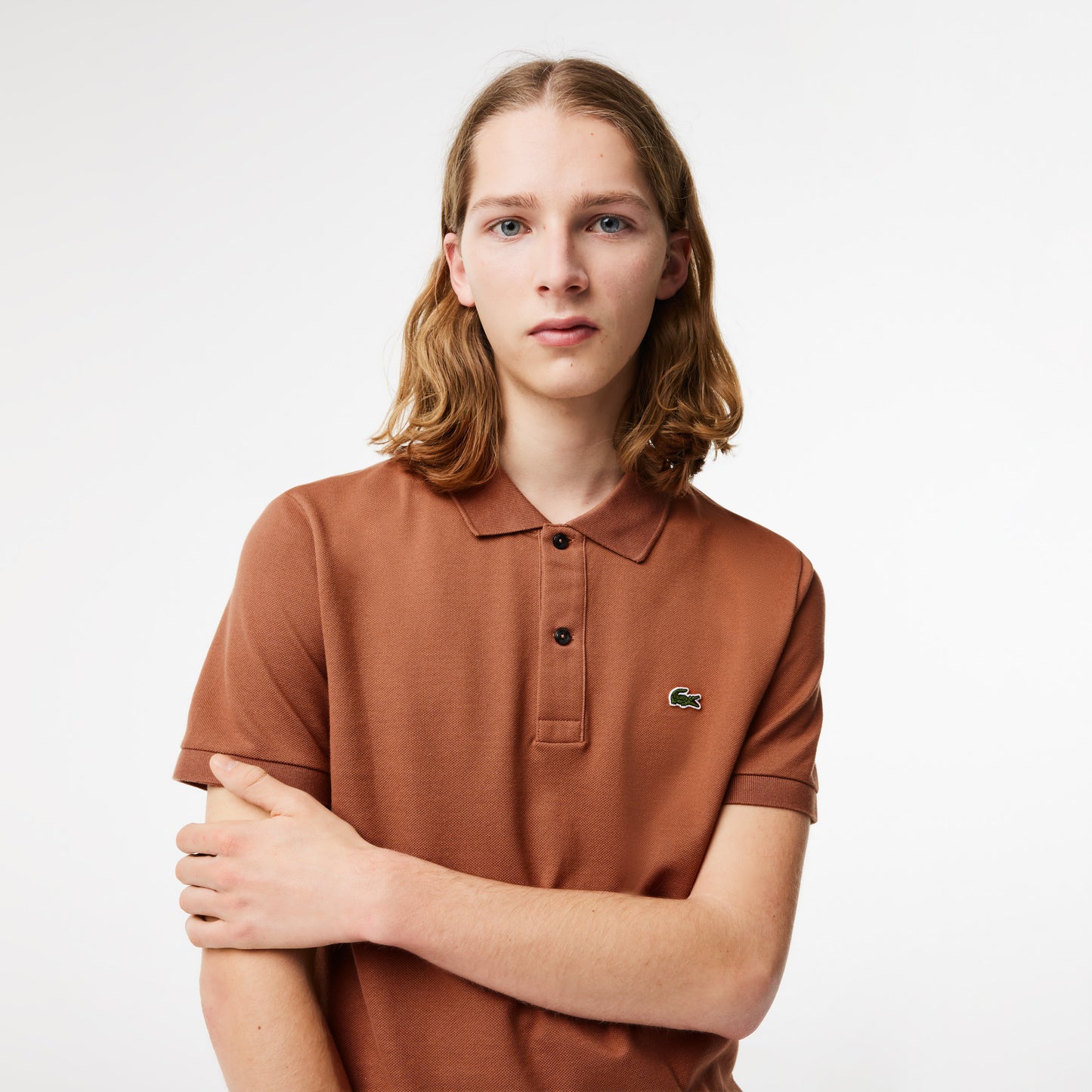 Lacoste L.12.12 Erkek Slim Fit Erkek Kahverengi Polo
