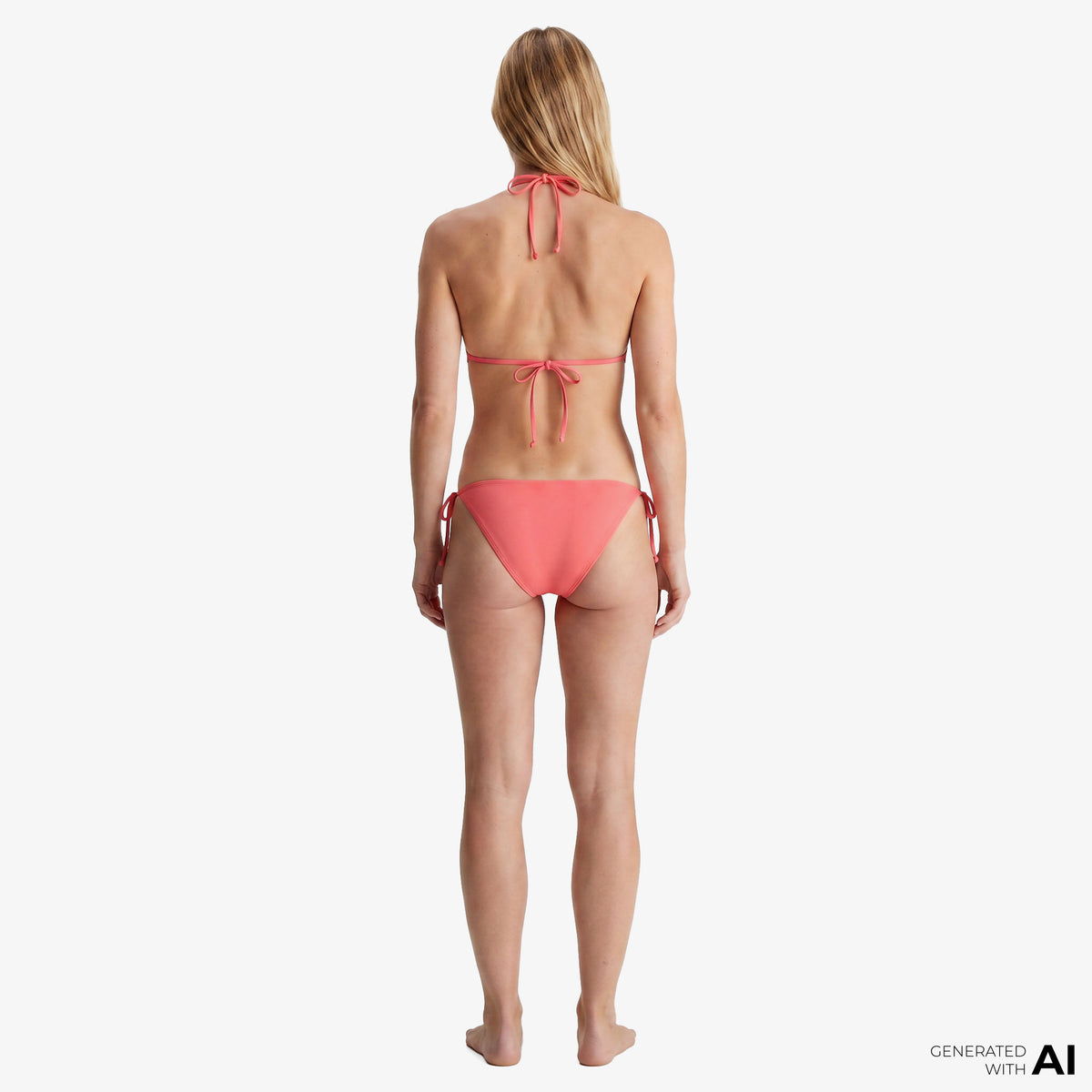 Calvin Klein Side Tie Kadın Pembe Bikini Altı