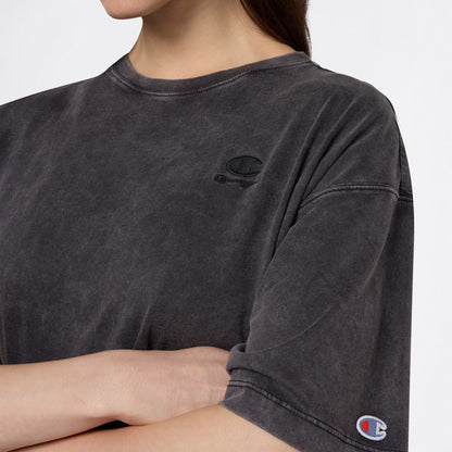Champion Crewneck Regular Fit Kadın Gri T-shirt