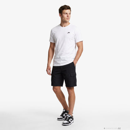 Nike Sportswear Club Erkek Beyaz T-shirt