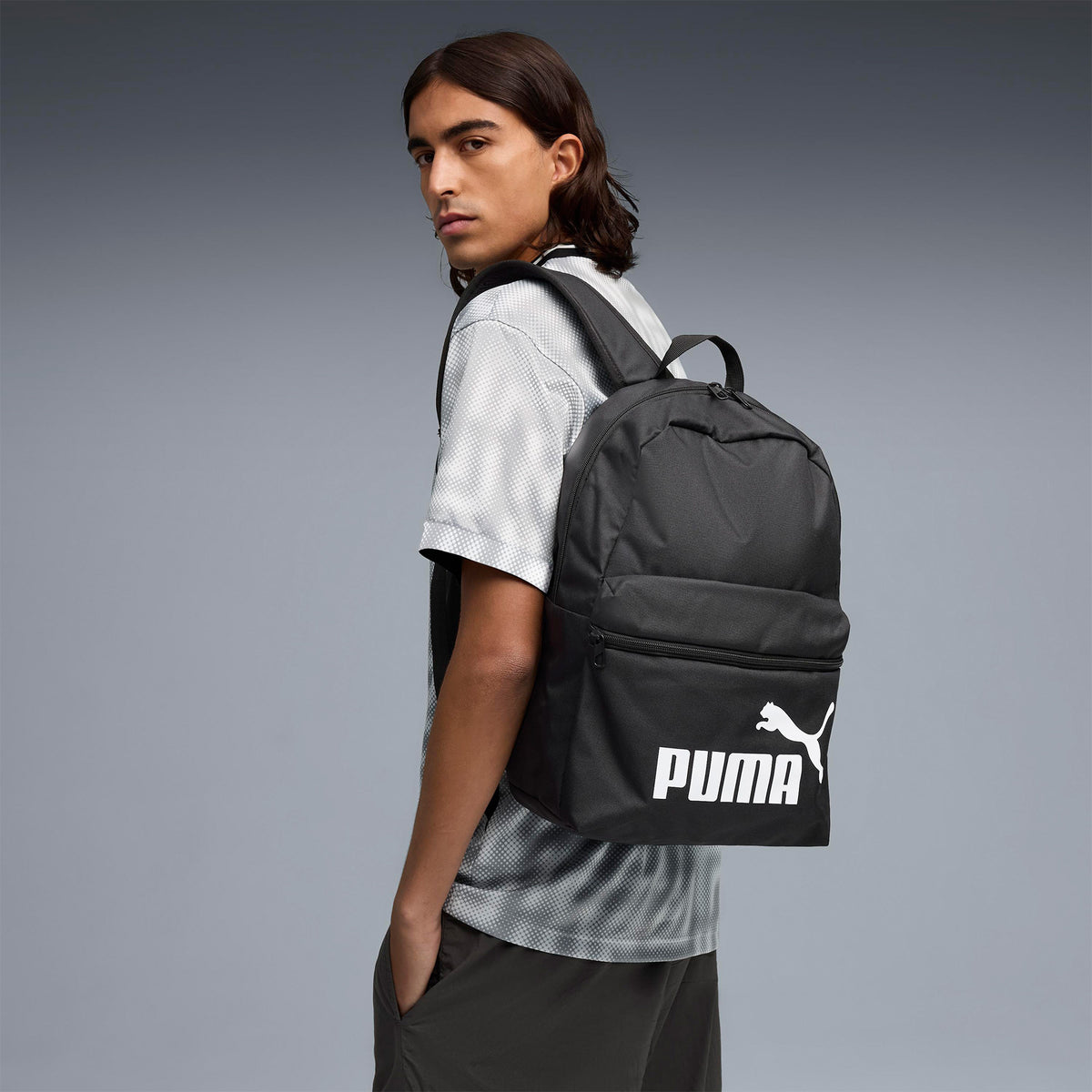 Puma Phase Aop Unisex Siyah Sırt Çantası