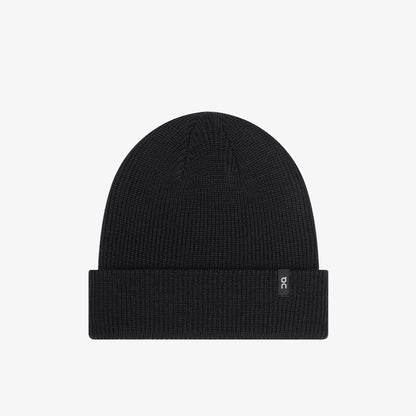 On Merino Beanie Unisex Siyah Bere