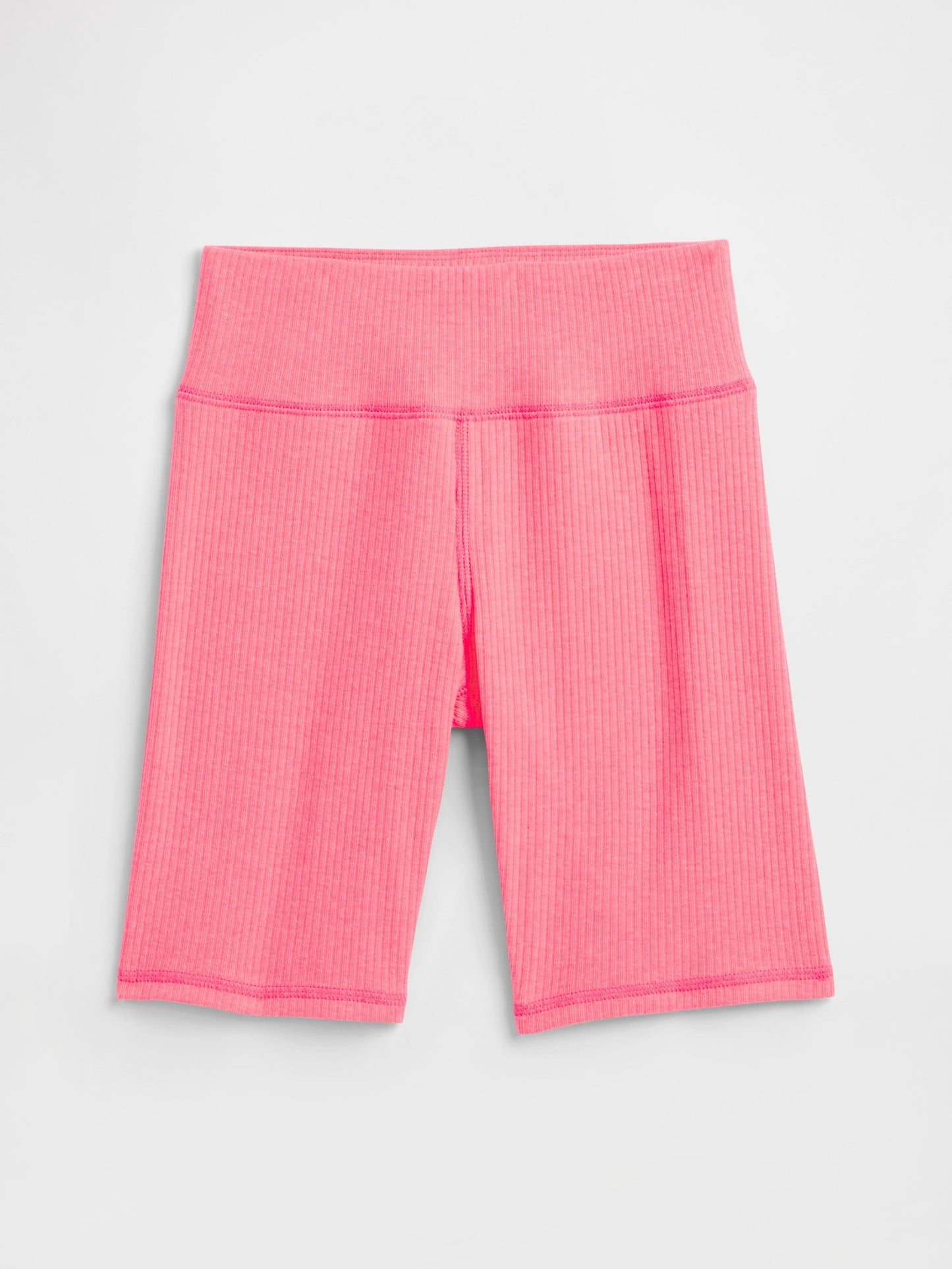 Pembe Fitilli Biker Şort