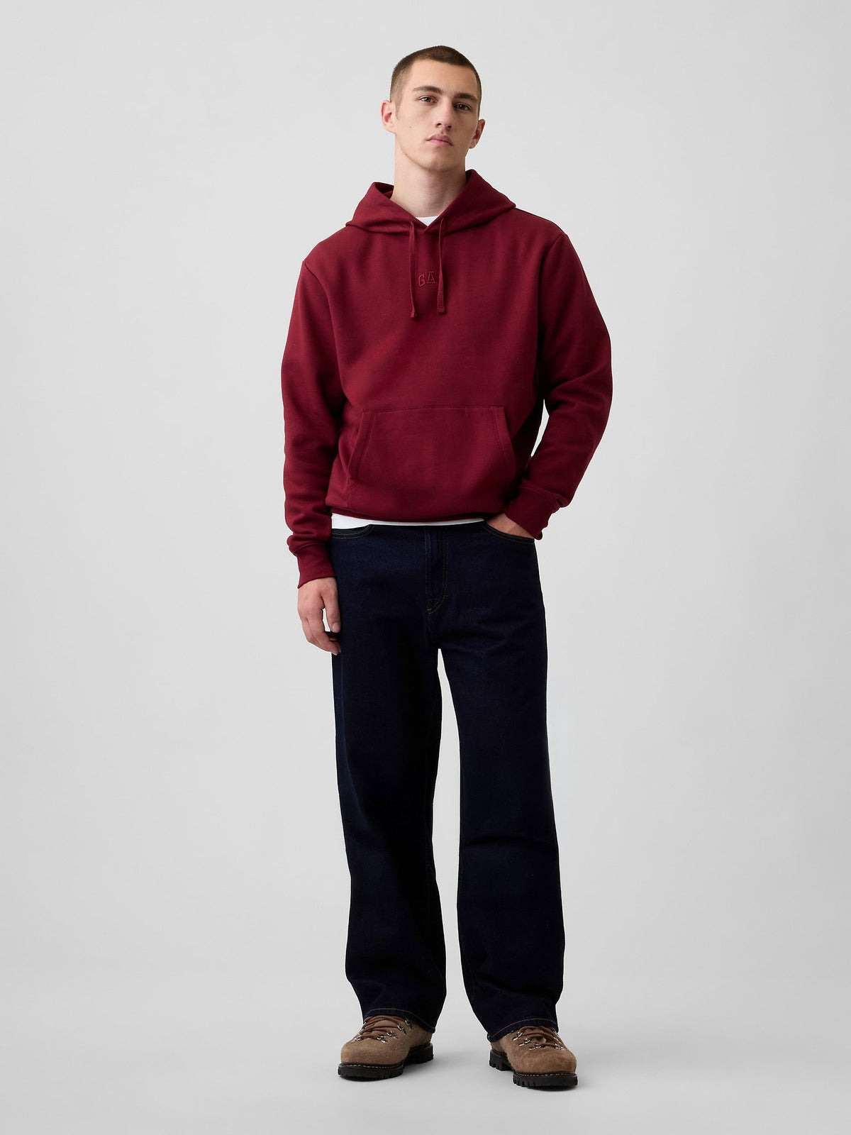 Bordo Relaxed Gap Mini-logo Sweatshirt