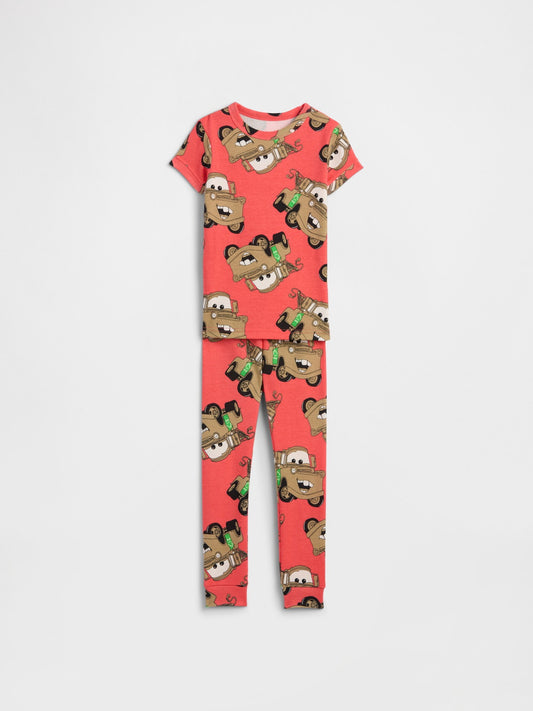Açık Kırmızı Disney %100 Organik Pamuk Pijama Takımı