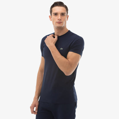 Lacoste Erkek Slim Fit Bisiklet Yaka Lacivert T-shirt