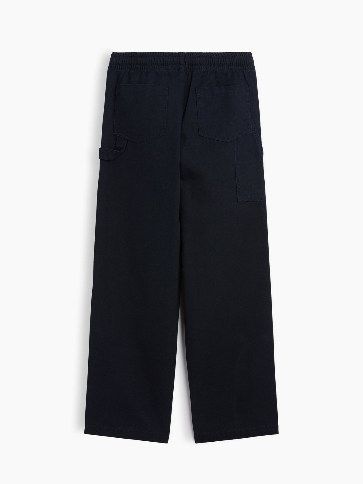 Lacivert Relaxed Pull-on Kanvas Carpenter Pantolon