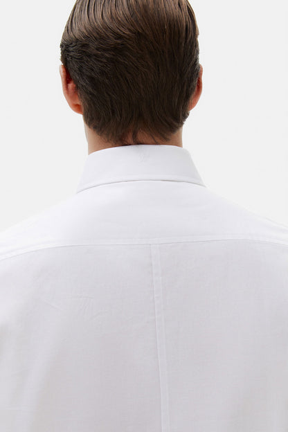 Damat Slim Fit Beyaz Desenli Gömlek