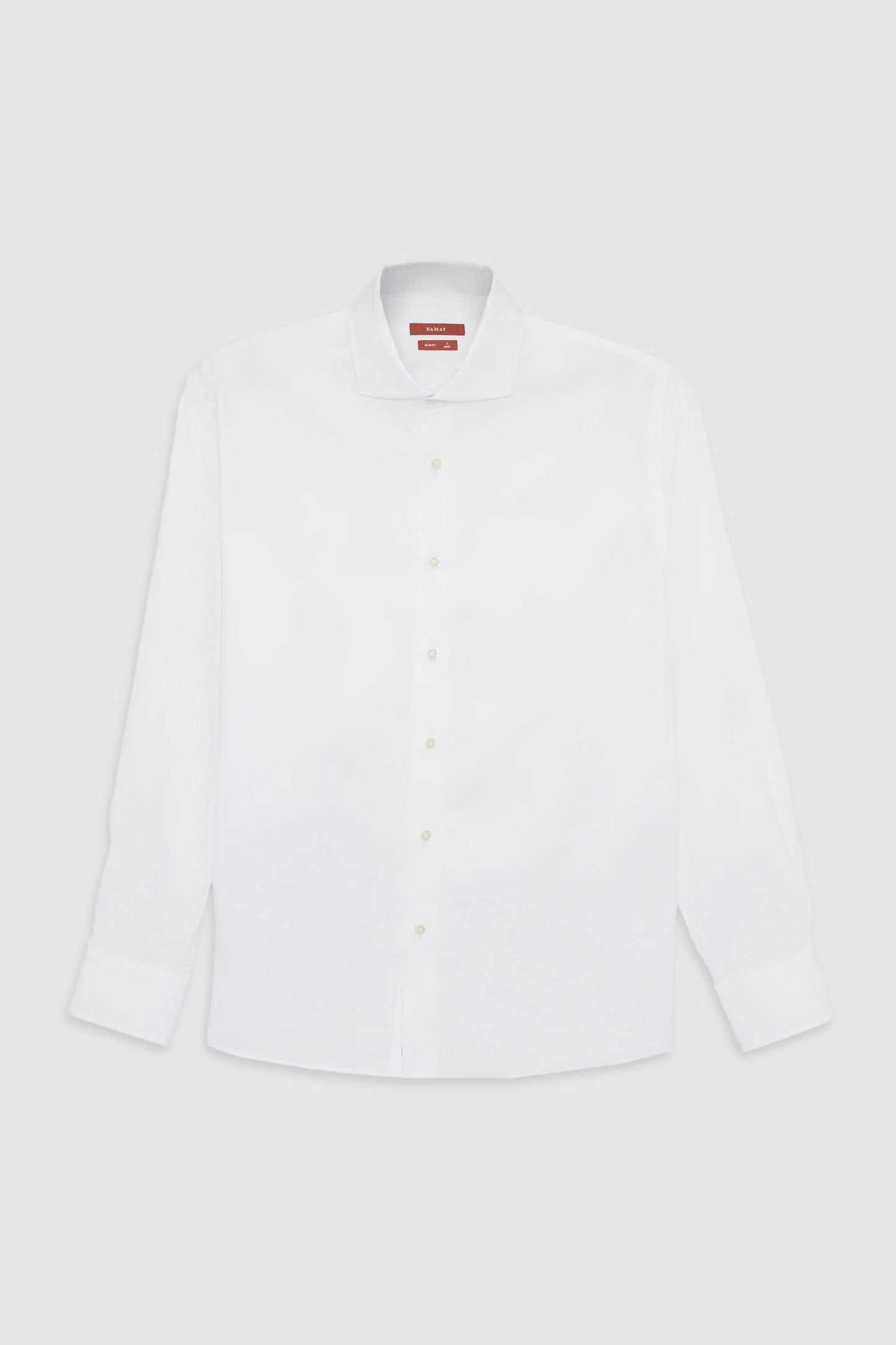 Damat Slim Fit Beyaz Desenli Gömlek
