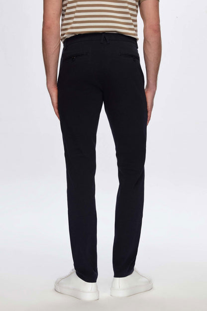 Damat Slim Fit Lacivert Chino Pantolon