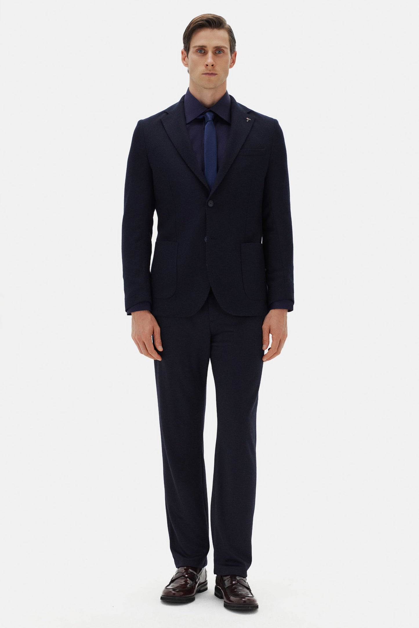 Tween Slim Fit Lacivert Kumaş Ceket