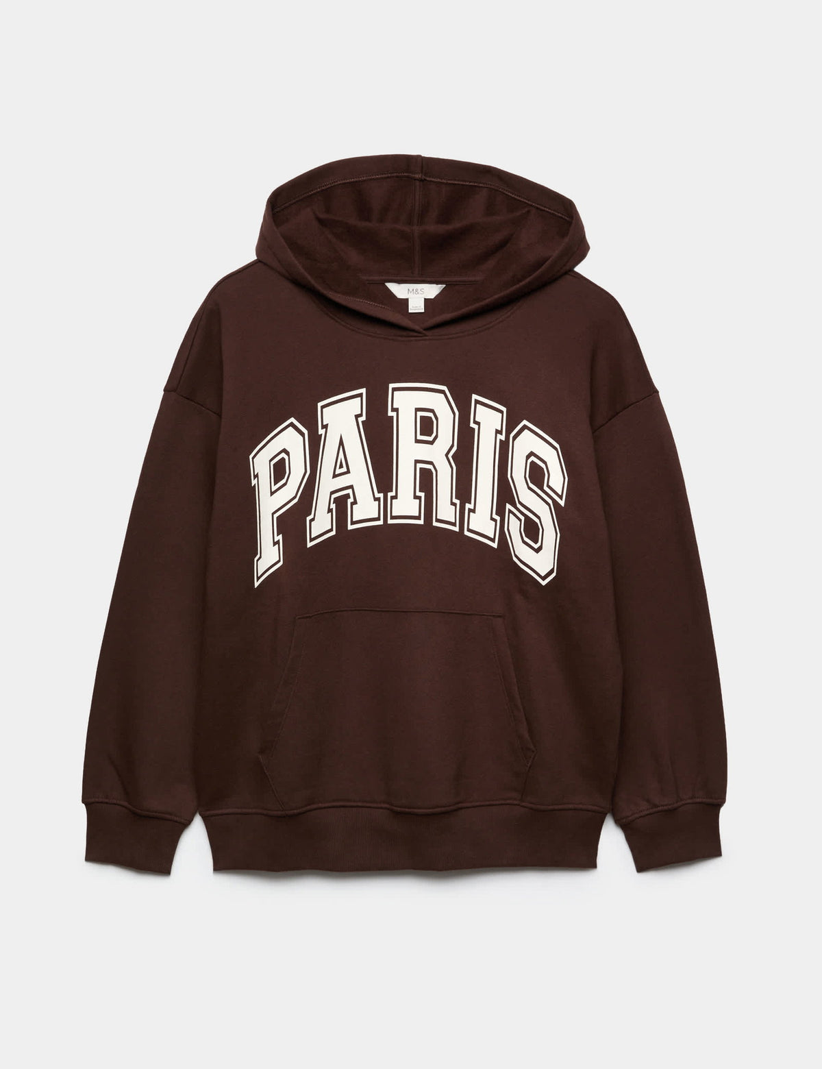 Grafik Baskılı Kapüşonlu Sweatshirt