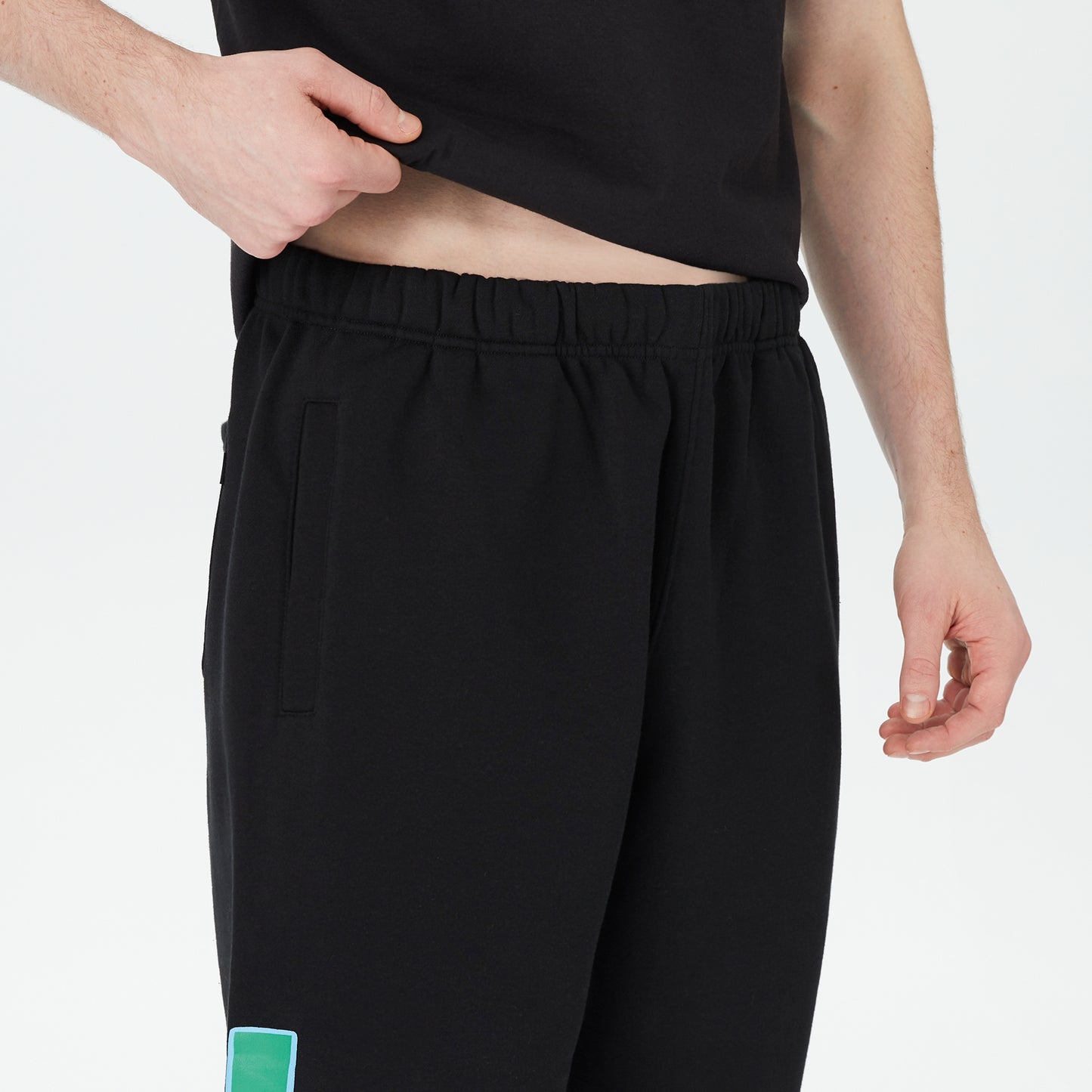 Huf Anthem Polar Erkek Siyah Eşofman Altı