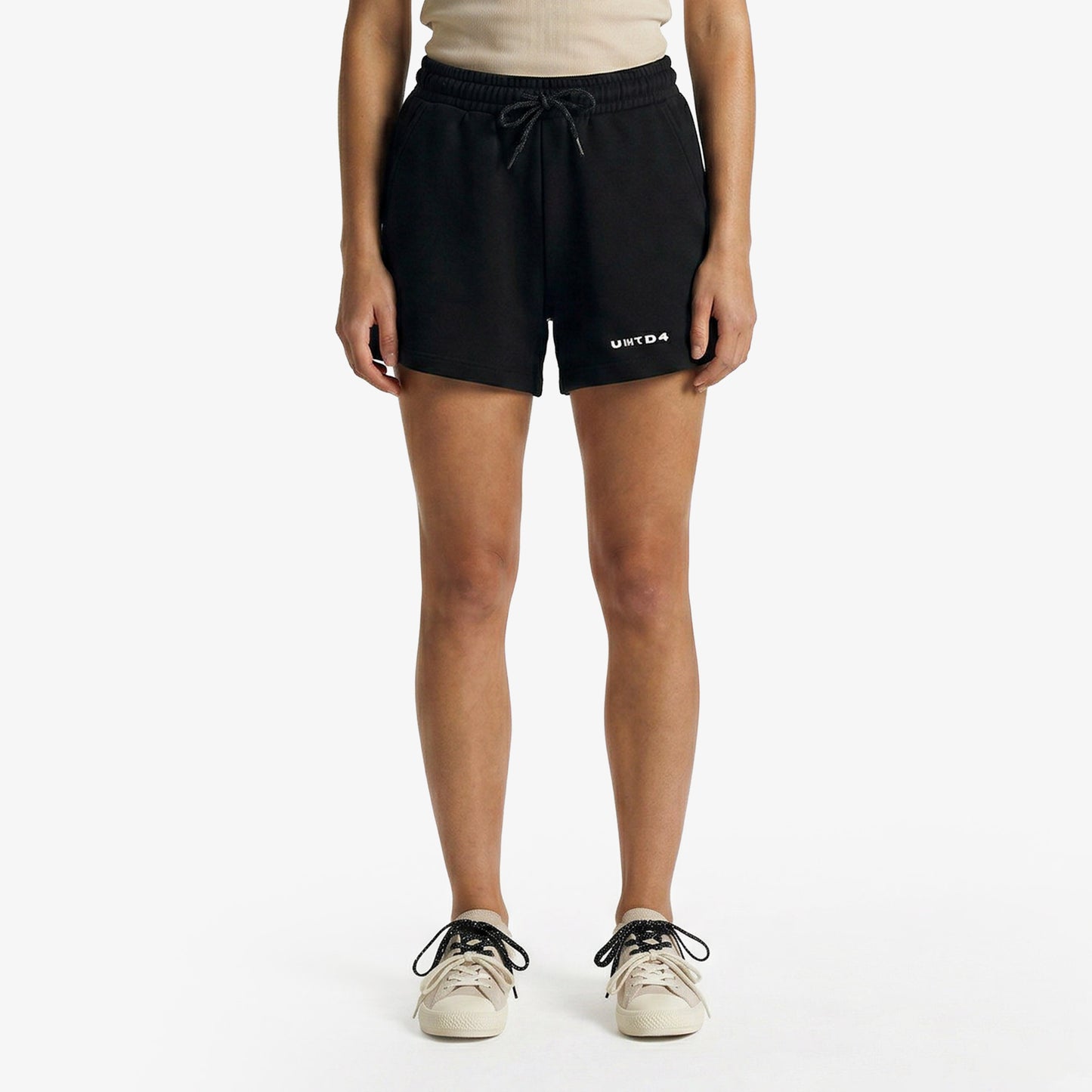 United4 Regular Fit Kadın Siyah Şort
