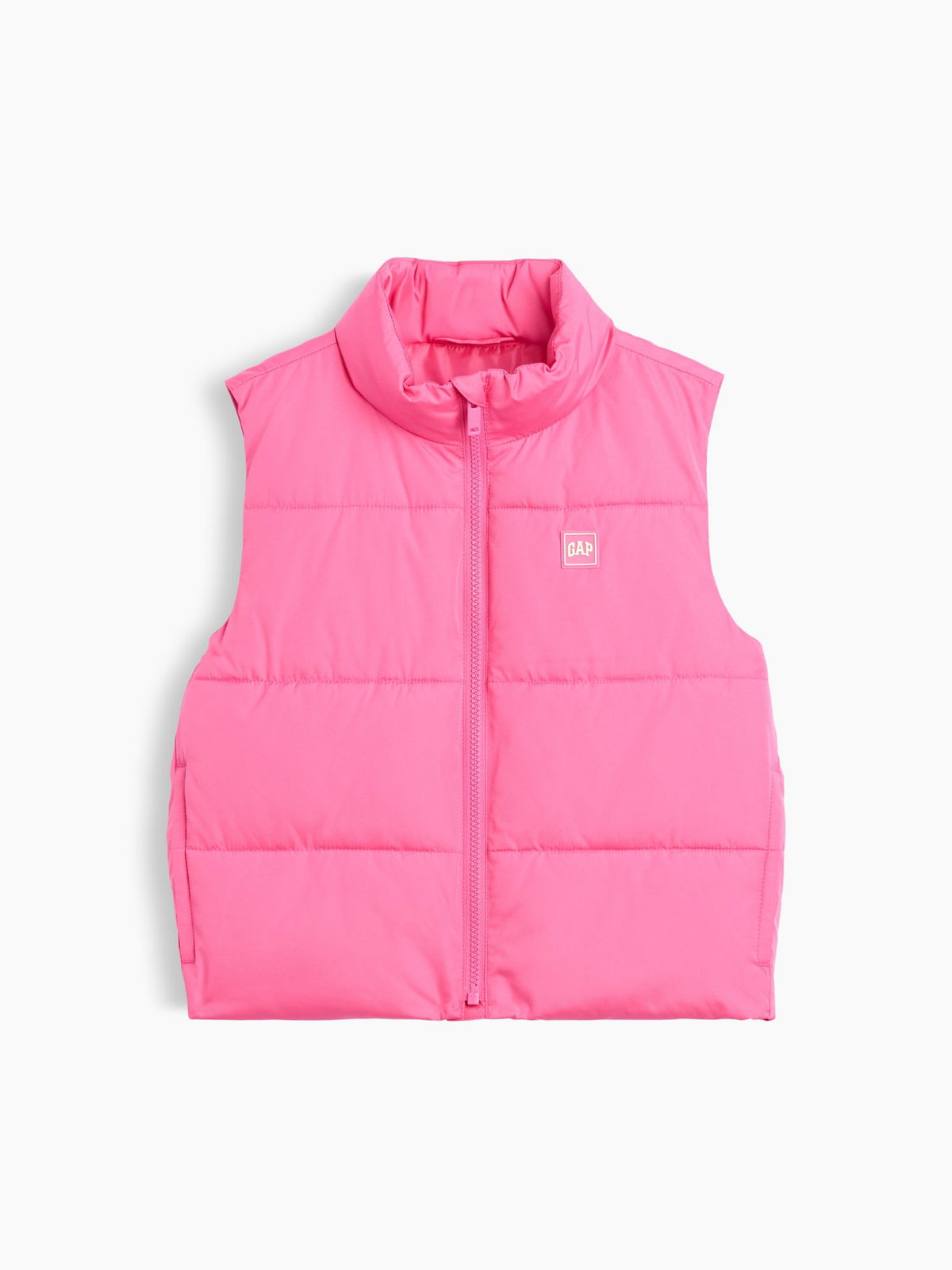 Pembe Relaxed Puffer Şişme Yelek