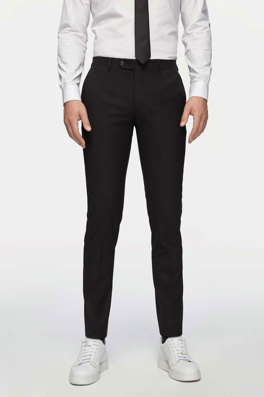 Tween Slim Fit Siyah Kumaş Pantolon