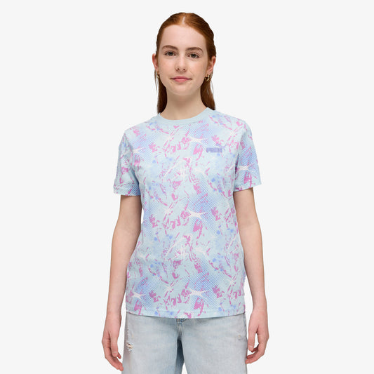 Puma Tweenerverse Çocuk Mavi T-shirt