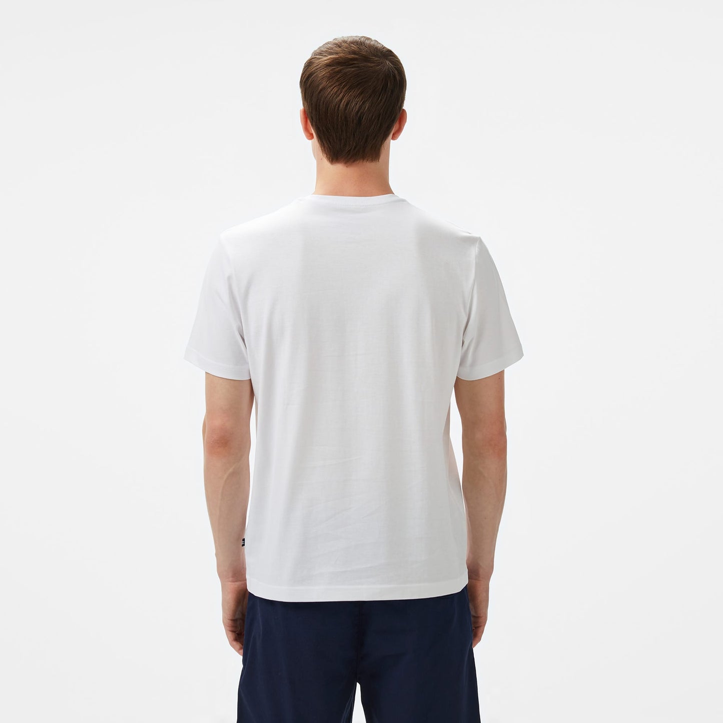 Nautica Erkek Beyaz Regular Fit T-shirt