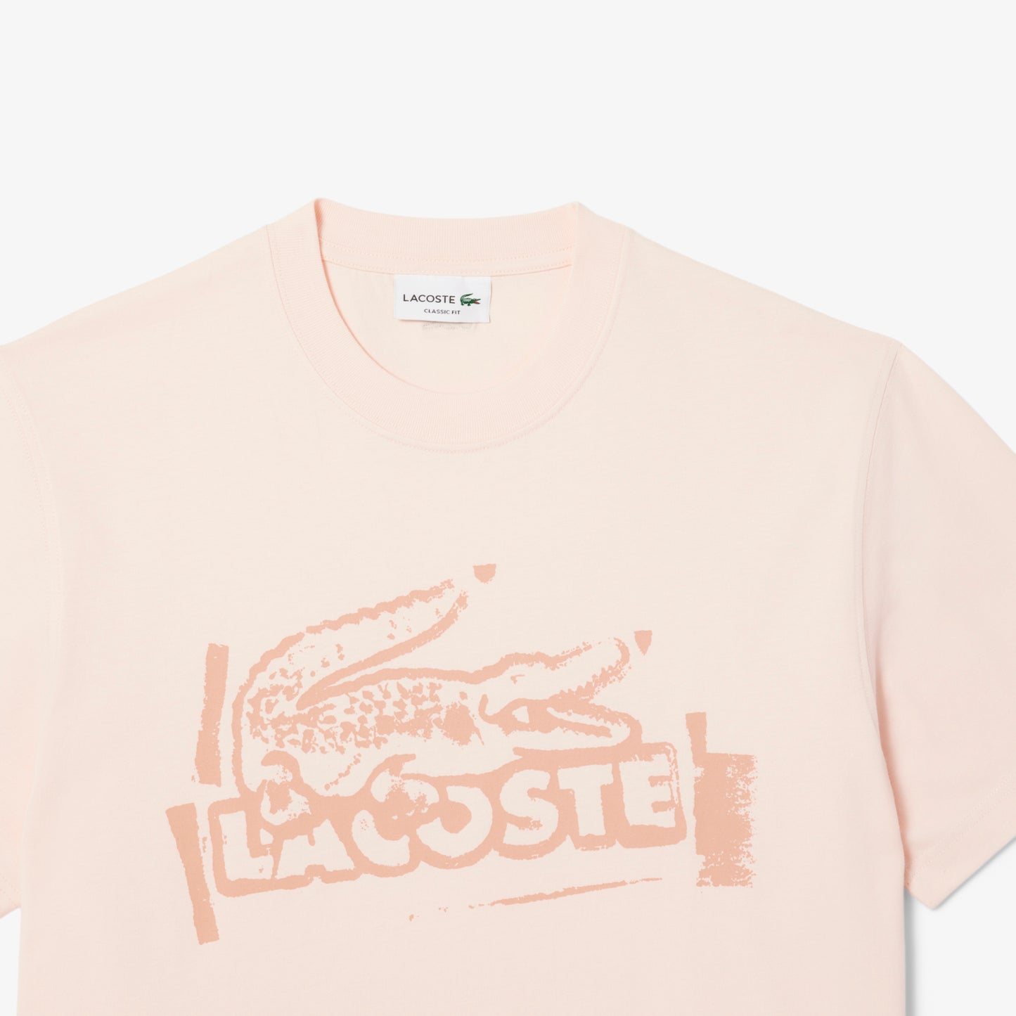 Lacoste Classic Fit Erkek Bej T-shirt