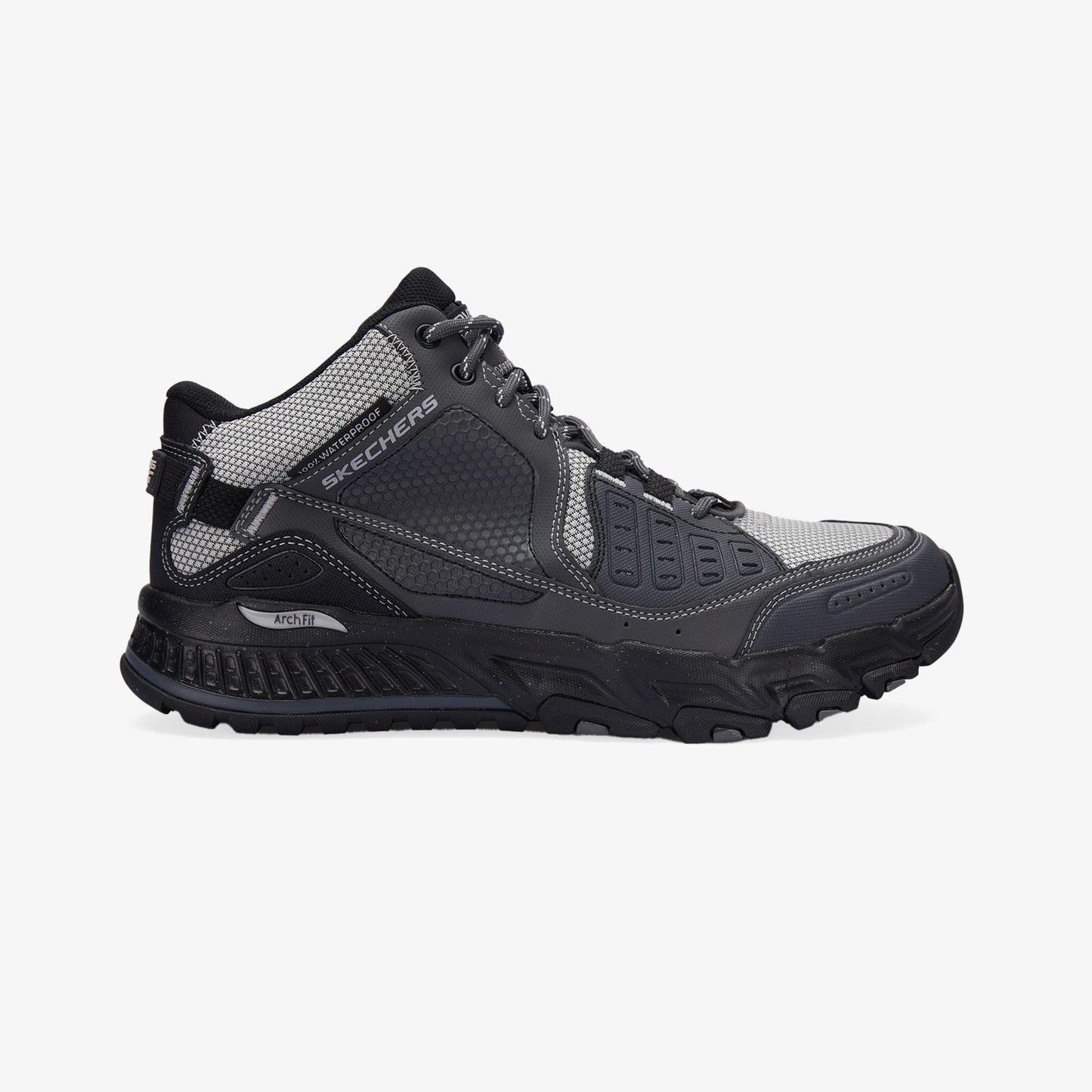 Skechers Arch Fit Escape Plan Erkek Gri Spor Ayakkabı