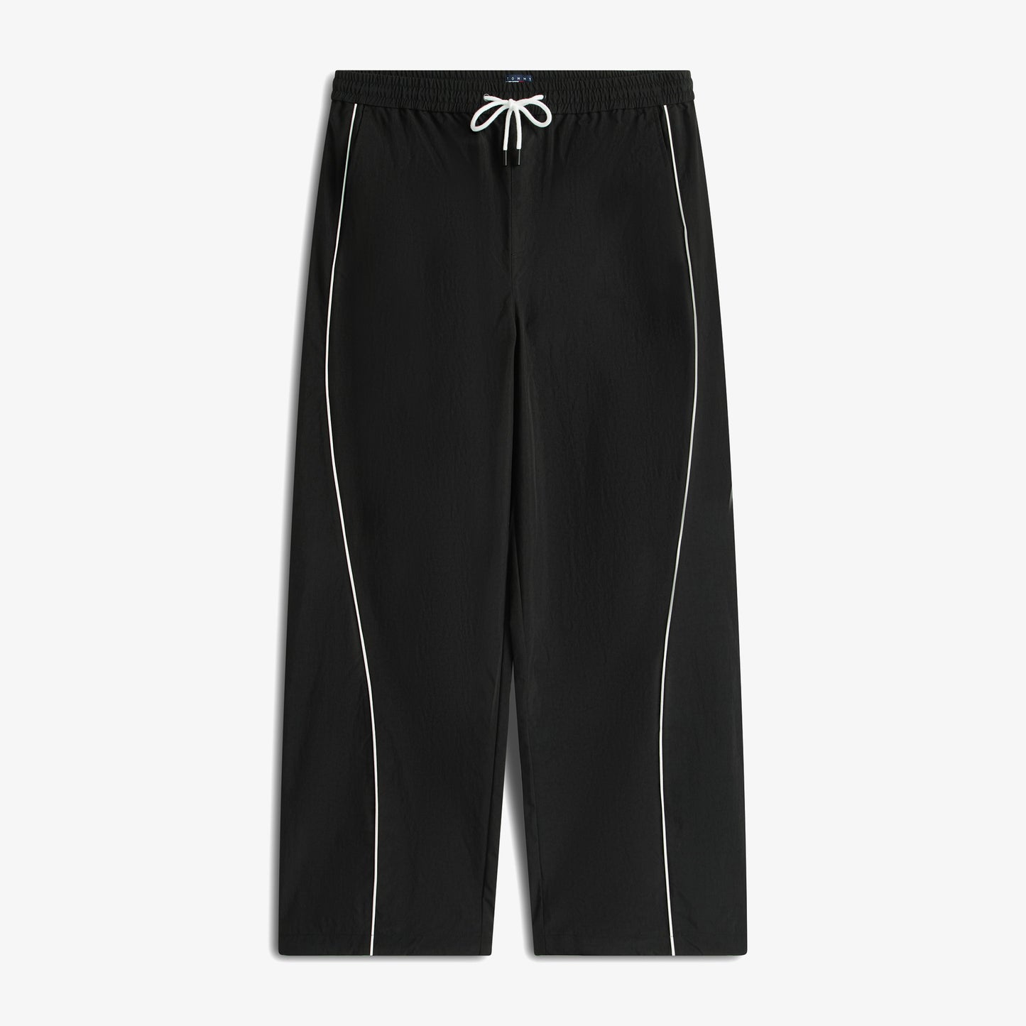 Tommy Hilfiger Theo Parachute Track Erkek Siyah Pantolon