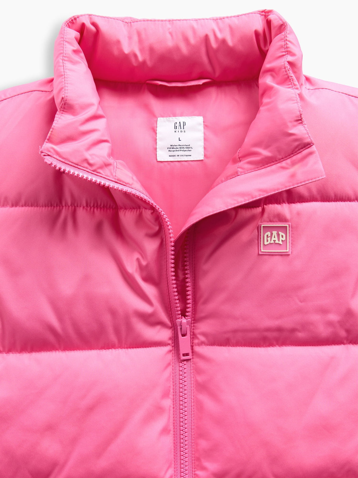 Pembe Relaxed Puffer Şişme Yelek