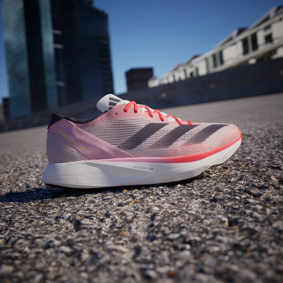 Adidas Adizero Takumi Sen 10 Kadın Pembe Koşu Ayakkabısı