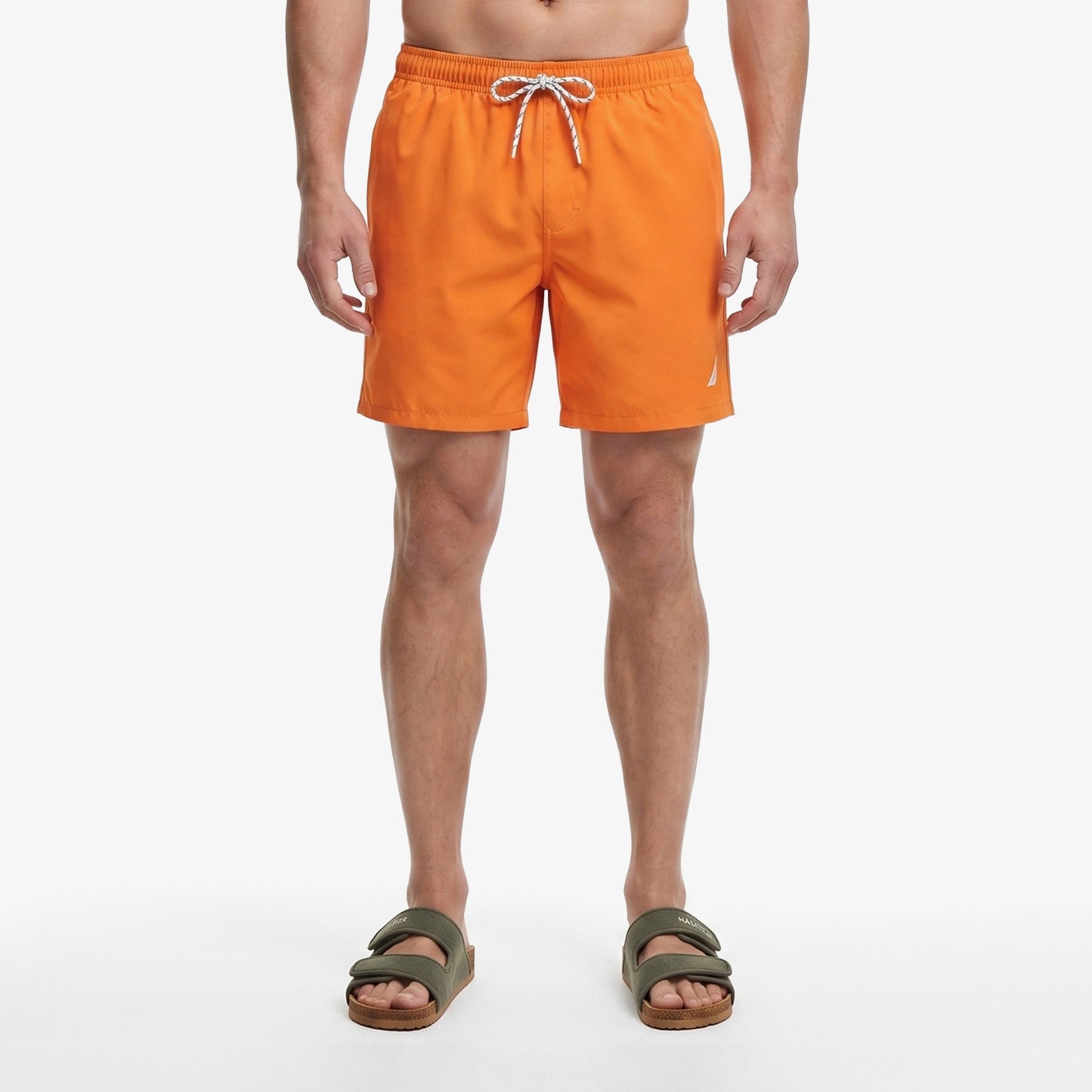 Nautica Regular Fit Erkek Turuncu Deniz Şortu
