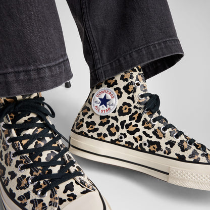 Converse Chuck 70 Leopard Print Unisex Krem Sneaker