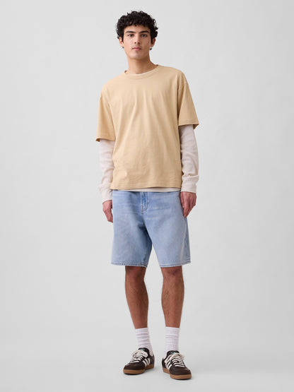 Sarı Vintagesoft Boxy T-shirt