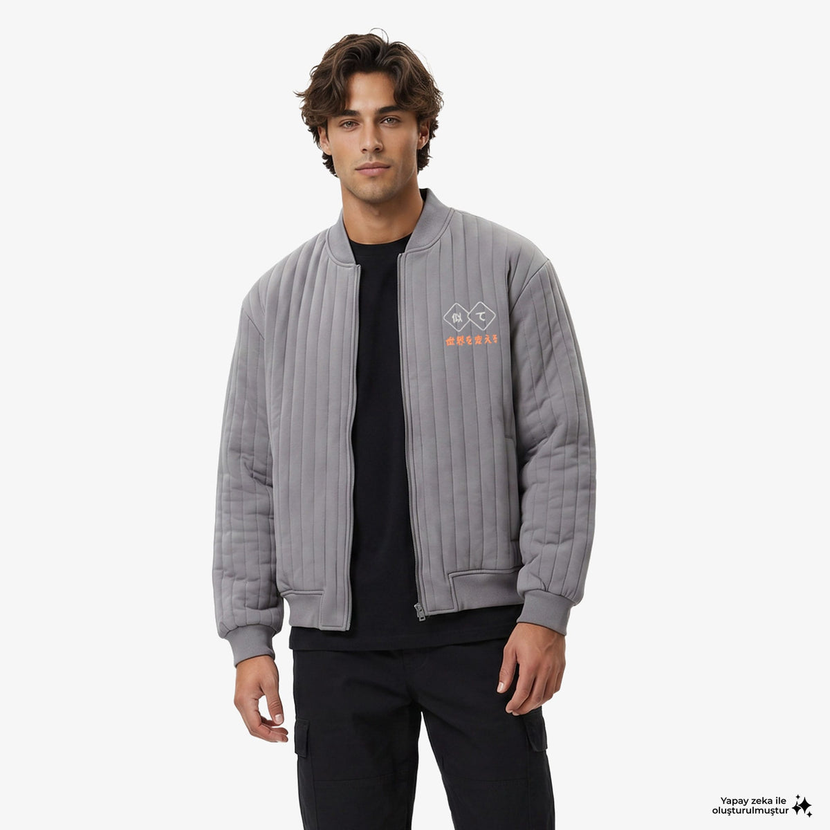 Unıted4 Regular Fit Erkek Gri Mont