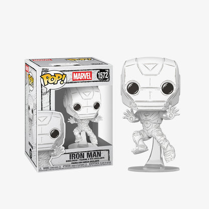 Funko Pop! Marvel: Marvel Sketched - Iron Man Unisex Renkli Figür