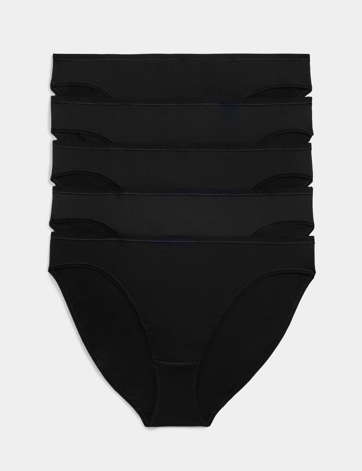 5'li Dikişsiz High Leg Külot Seti