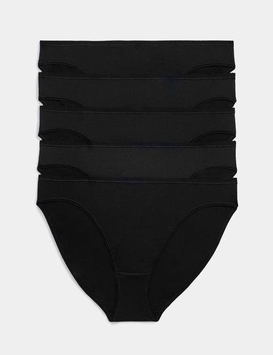 5'li Dikişsiz High Leg Külot Seti