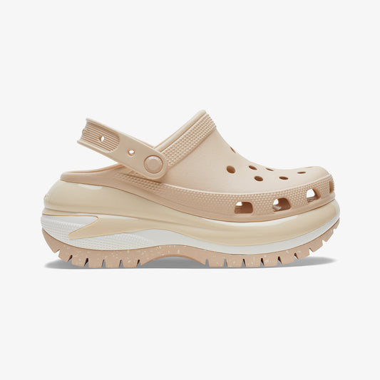 Crocs Classic Mega Crush Platform Kadın Krem Terlik