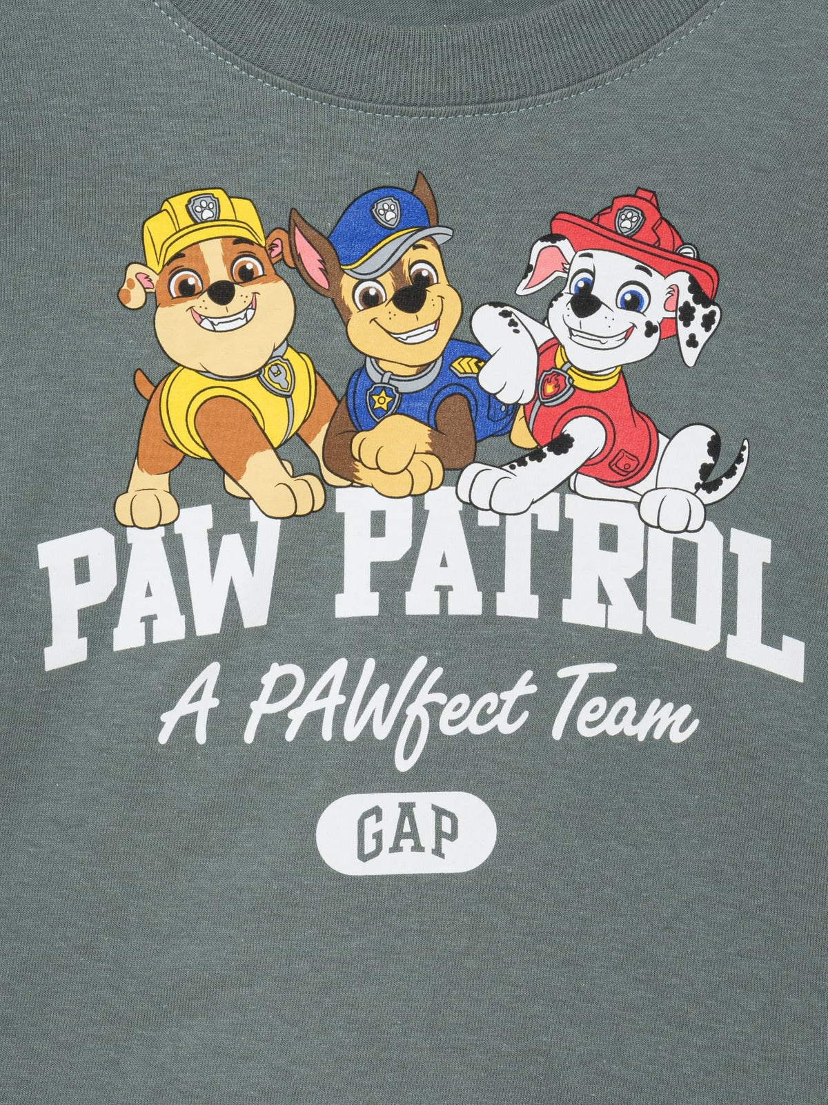 Haki Paw Patrol Logo T-shirt