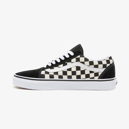 Vans Primary Check Old Skool Siyah - Bej Unisex Sneaker