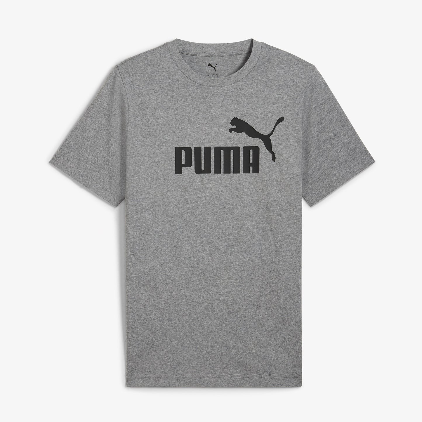 Puma Essentials No. 1 Logo Erkek Gri T-shirt
